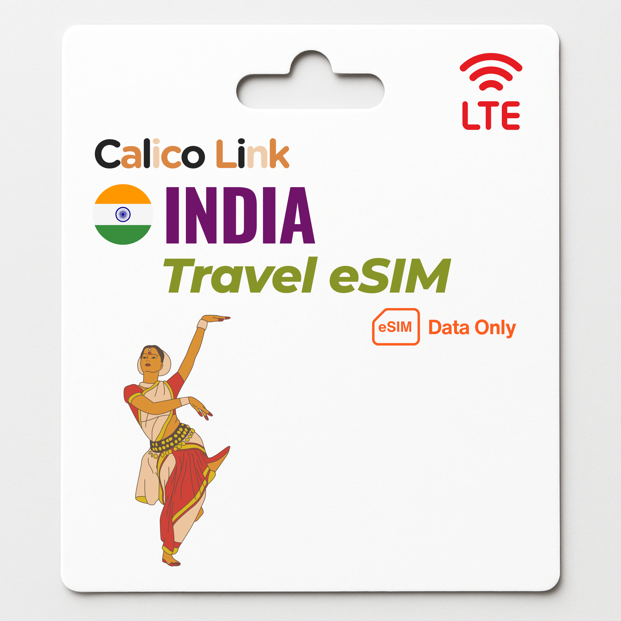 India Travel eSIM LTE Data